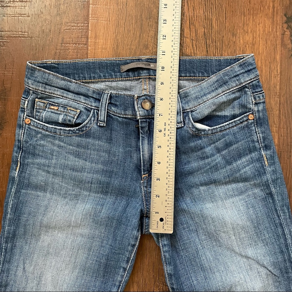 JOE’S Jeans Socialite Kicker, Elizabeth wash cropped, cuffed jeans, size W27 - Picture 8 of 13